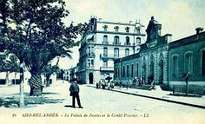 2912- Sidi-Bel-Abbes - Palais de Justice et Credit Foncier